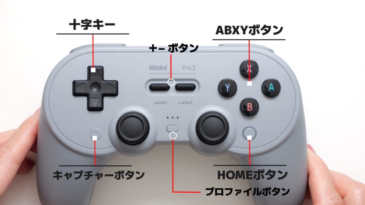 8BitDo Pro 2 コントローラーのレビュー！プロコンと比較