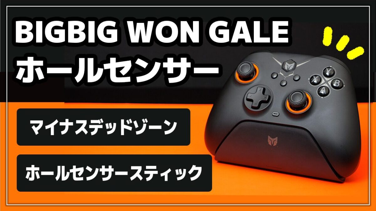 【レビュー】BIGBIG WON Gale Hall プロコン【スイッチ/PC】