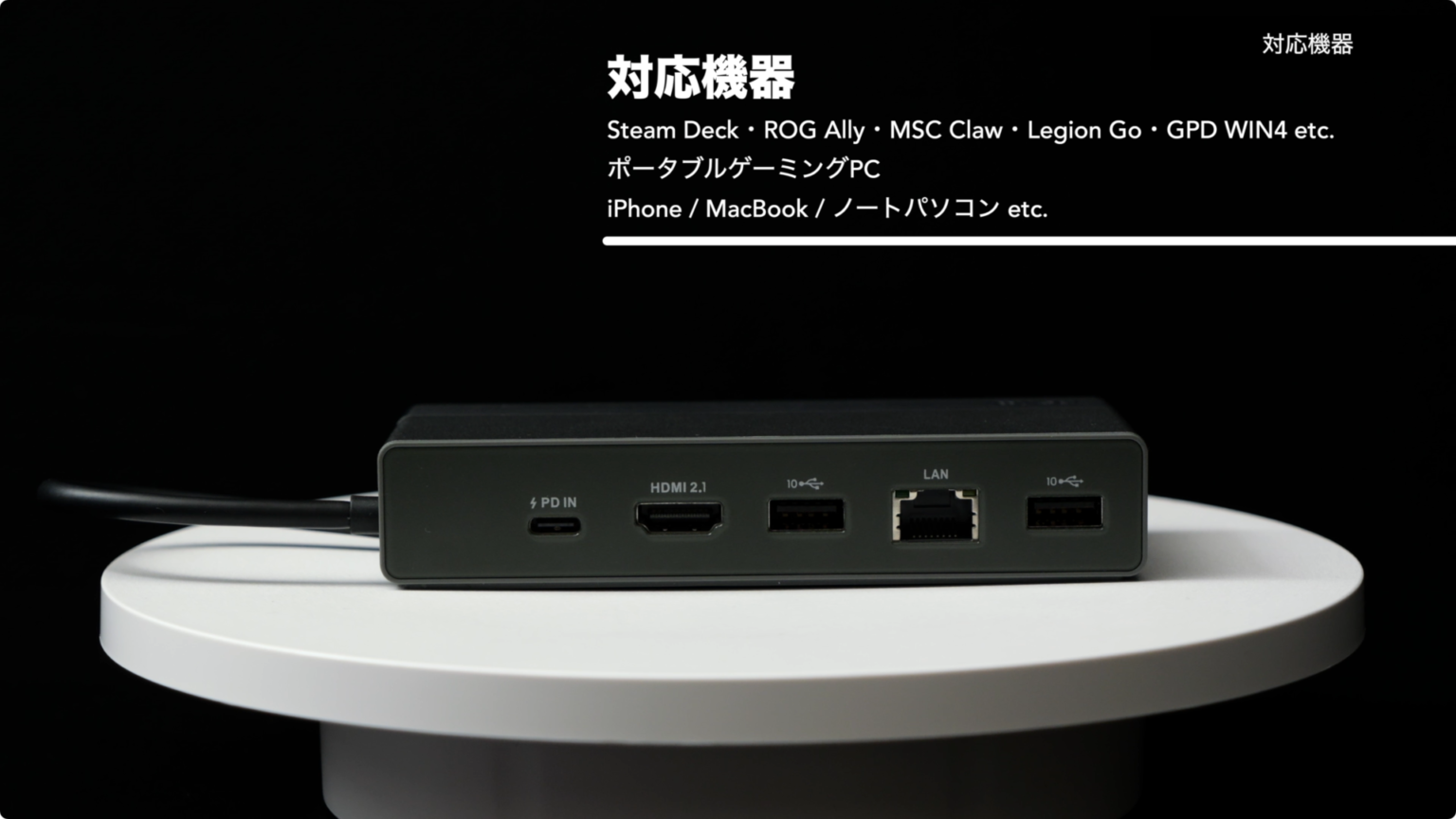 BenQ beCreatus GR10 USB4 7-in-1 Multi Hub USB-C HDMI 2.1 PD