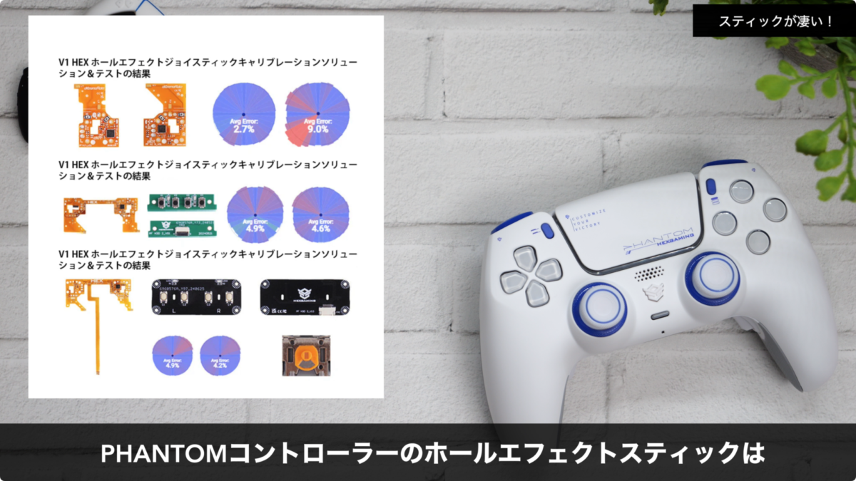 【レビュー】HEXGAMING PHANTOMコントローラー！PS5対応！ DualSense Edge 超え!